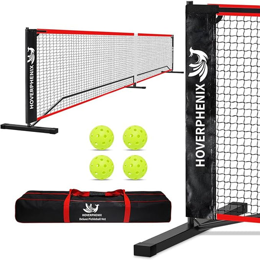 Pickleball Net for Driveway, Portable Pickleball Net System with Regualtion Size 22FT Pickle Ball