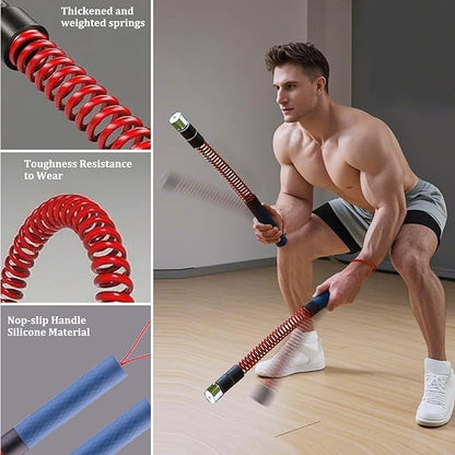 Ropeless Battle Rope - Adjustable Weight, Portable & Durable Strength Trainer for Home Gym & Outdoor Use, Ideal for Athletes, Boxers & Fitness Beginners