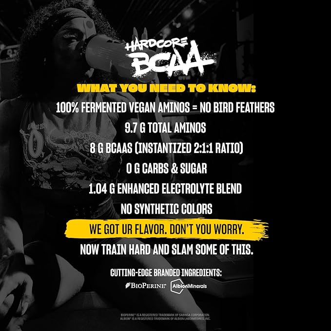 Mutant Hardcore BCAA - Pre, Intra or Post Workout ??BCAA Next Level branched-Chain Amino Acids Supplement ??Hydration + Recovery - 30 Serving - Pineapple