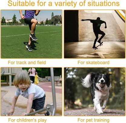 Sports Speed Hurdles Training Speed Agility Hurdles with 10 Marker Cone for Soccer Basketball