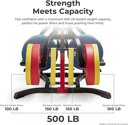 Sunny Health & Fitness Multifunctional Strength Training Home Gym ??Complete Workout Equipment with Training Attachments, Optional Squat Stand, Power Rack Cage, Adjustable Incline Bench