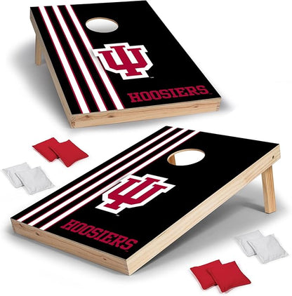 2' x 3' Solid Wood Cornhole Set with Direct Print HD Team Graphics – Great Gift for Any NCAA Fan! Bean Bag Toss Family Outdoor Games