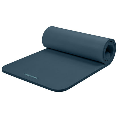 Retrospec Solana 1" Extra Thick Yoga Mat Non Slip Exercise Mat w/Strap