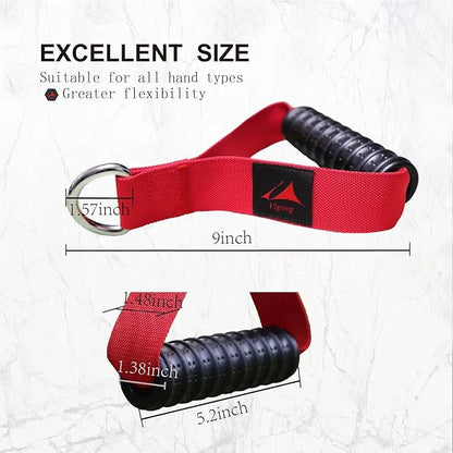 Heavy Duty Gym Workout Handles Attachment for Cable Machine,Resistance Band,Pulley System Home Exercise Equipment, Compatible with Bowflex,Total and Smith, Comfortable and Stronger Grip