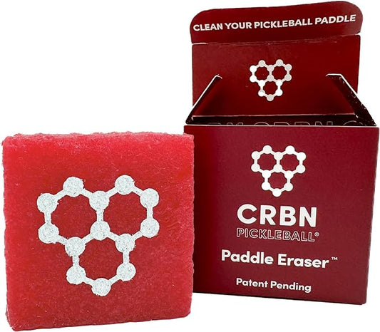 CRBN Pickleball Paddle Eraser, Best Carbon Fiber Pickle Ball Racket Cleaner, Fast & Easy Rubber Bar