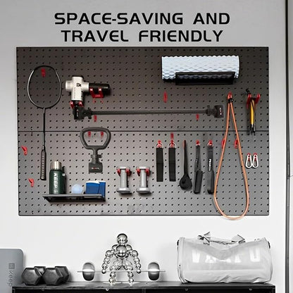 3 in 1 Dumbbell Converter Bar Set - Convert Dumbbells to Barbell & Kettlebell for Home Gym, Multi-Functional Strength Training Bar with Secure Clamps, Space-Saving Weight Lifting System (Black)