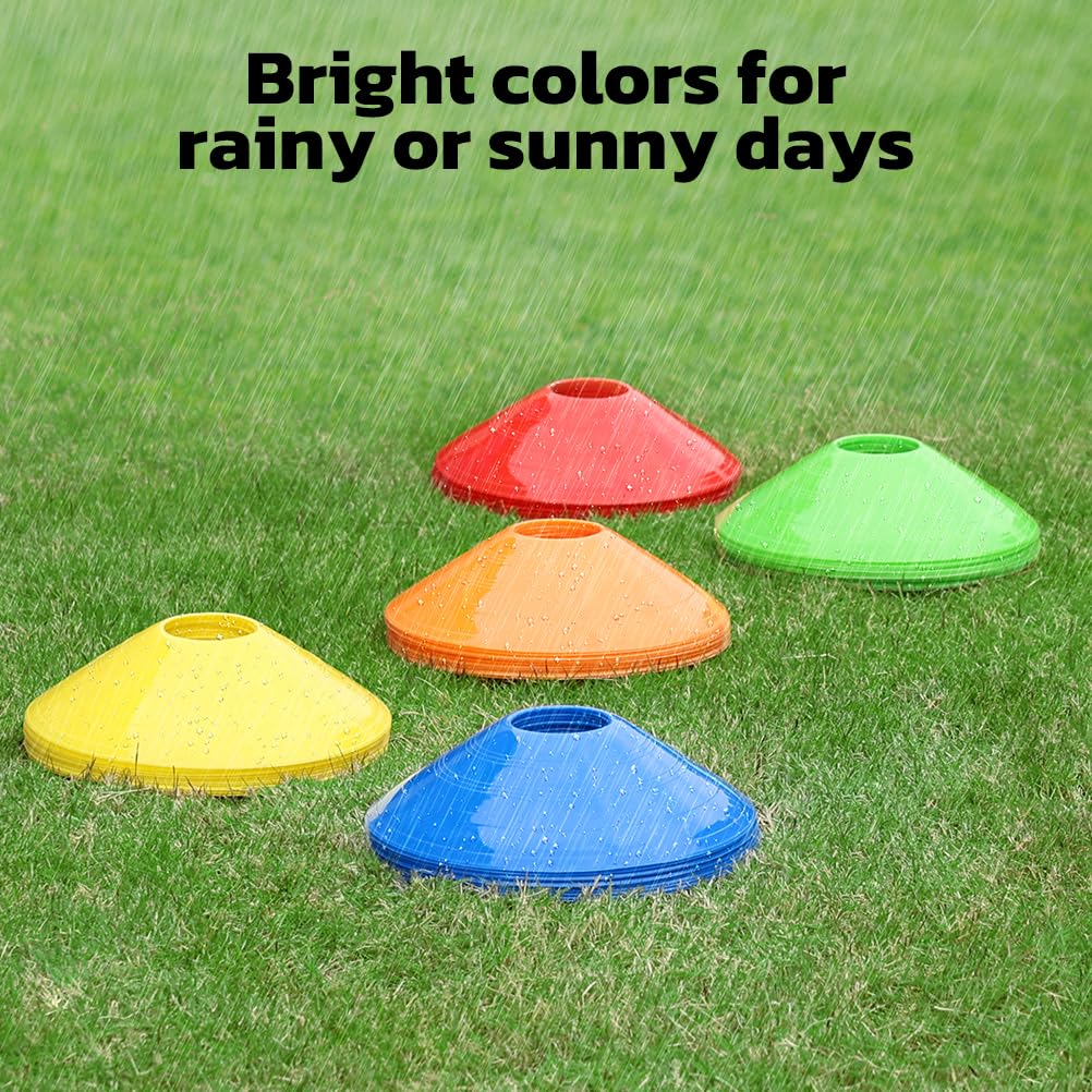 GHB Soccer Cones 25/50/100 Pack Disc Soccer Sport Cones