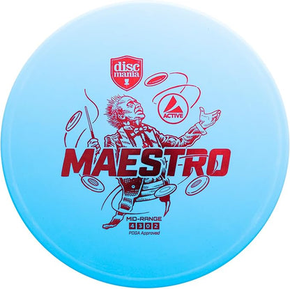 Discmania Disc Golf Starter Set (3 Pack) | Active Line Disc Golf Set for Beginners | Shogun, Maestro & Mentor | Base Plastic, Easy to Throw | Ideal Gift for New Players (Colors May Vary)