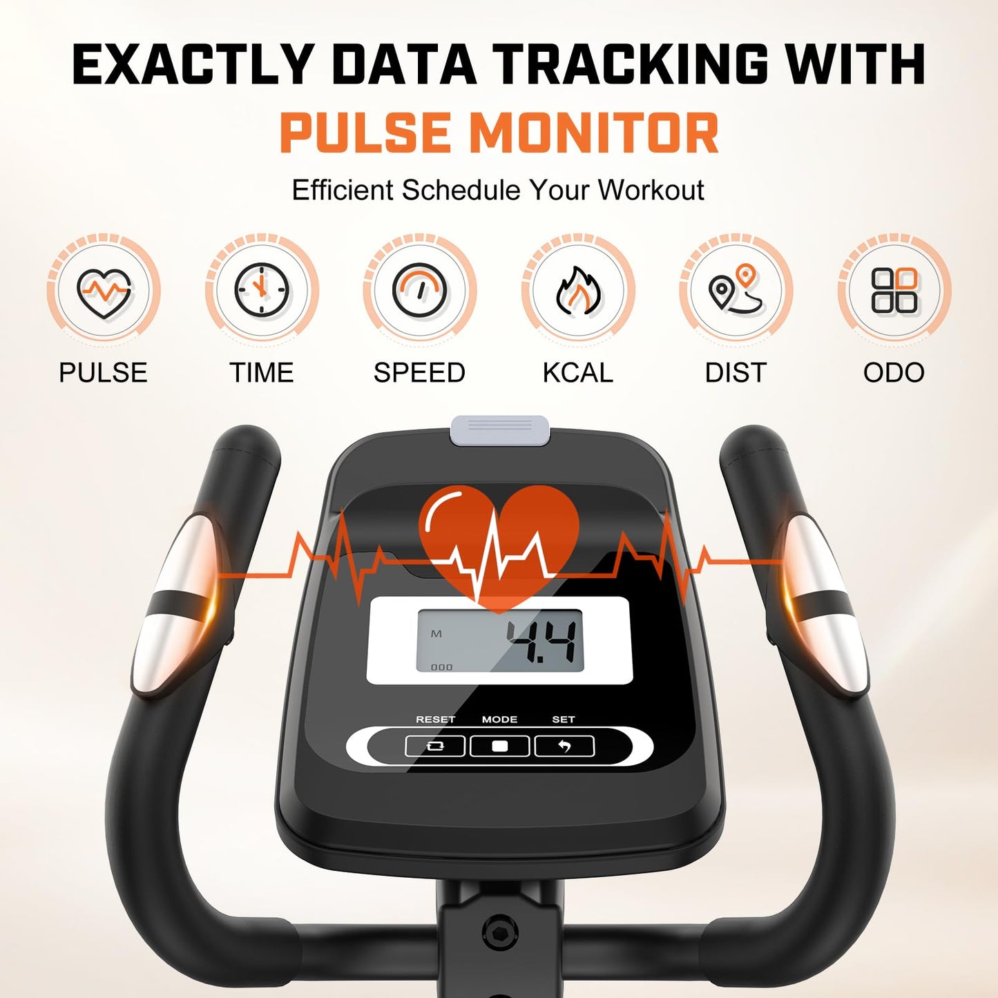 ANCHEER Elliptical Exercise Machine, Elliptical Trainer for Home Gym, Exercise Equipment 500Lbs Max