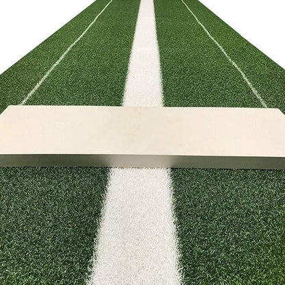 Premium 10 Feet X 3 Feet Softball Pitching Mat in Green Color Softball Pitching Aids For Indoor or Outdoor Use Antislip Rubber Bottom With Real 6 inch x 24 inch Game Pitching Rubber