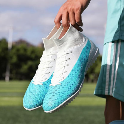 Soccer Cleats for Mens Womens Football Shoes Turf Soccer Shoes Indoor/Outdoor High-top Football Cleats AG/FG