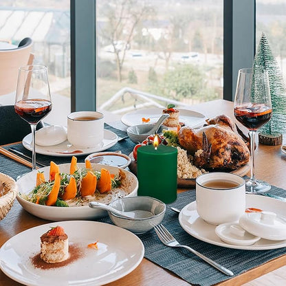 3 Packs Different Size Green Pillar Candles, Unscented Dripless 2.75x3, 2.75x4, 2.75x6 Inch Colored Cylinder Candles for Home Power Outage Dinner Table St. Patrick's Day Decoration