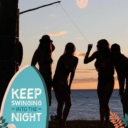 Tiki Toss Ring Toss Game for Adults & Kids - Hook and Ring Games with String and Hooks for Indoor/Outdoor Use, Man Cave Decor & Stuff, Gifts for Men - Standard or Deluxe 12.3" / Tiny 5"