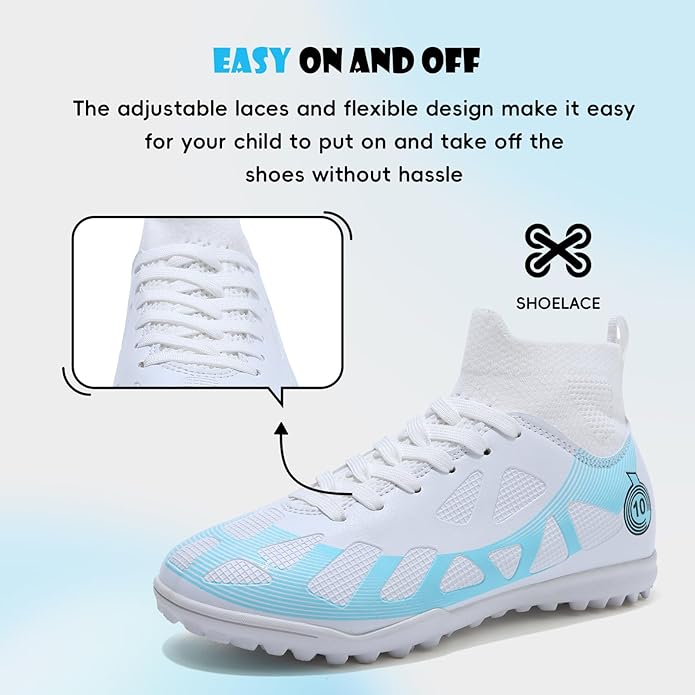 Soccer Cleats Kids Boys Girls Athletic Outdoor Football Shoes