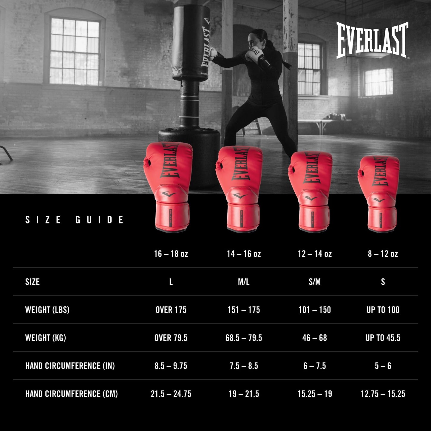 Everlast Elite 2 Boxing Gloves | Women, Men, Heavy Bag | Red | 16oz