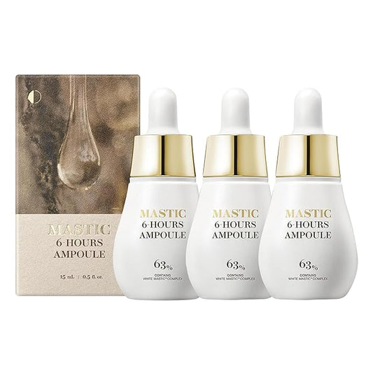 MASTINA Mastic Ampoule Serum Spoid Type Set(Dropper Type, 0.5fl oz, pack of 3), Fermented Mastic