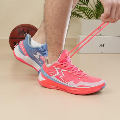 361° Big3 5.0 Quick PRO Basketball Shoes for Men Breathable Outdoor Sneakers Cushioning,Anti Slip Practice Student Sports Shoes for Teens and Adults,Caldwell Pope Zapatillas de baloncesto Hombre