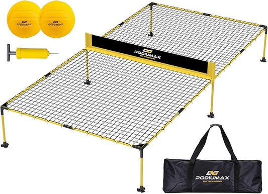 PodiuMax Outdoor Family Game Table Tennis Table, Portable Ping Pong/Pickleball/Volleyball Sport