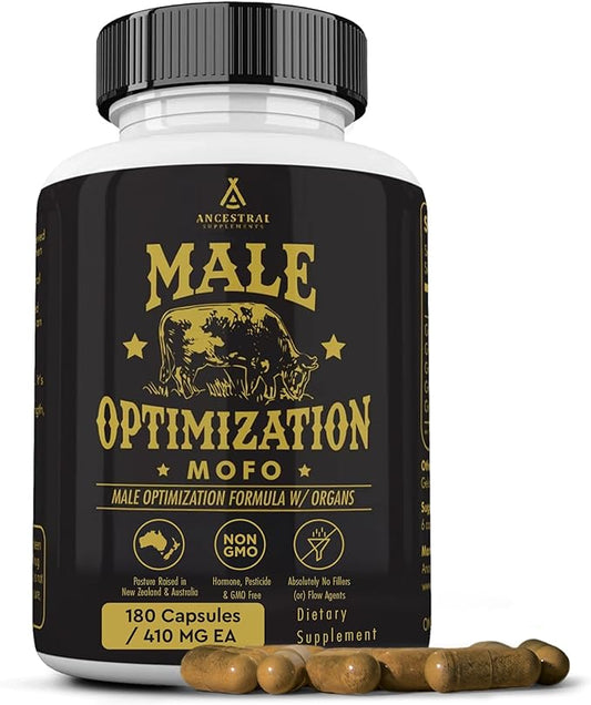 Ancestral Supplements Mofo, Supplements for Men, Support for Energy Levels and Overall Men's Health