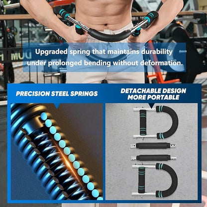 Twister Arm Trainer - Adjustable 60-110lb Resistance with High-Tensile Steel Spring, Portable Arm & Chest Workout Equipment for Forearm, Triceps Strength Training, Home Workout Equipmen for Men&Women