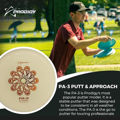 Prodigy Disc 200 Plastic Disc Golf Set | Beginner Golf Discs Set | Set of 4 Discs | Includes Putter, Midrange, Fairway Driver, Distance Driver, Mini Golf Discs | Disc Golf Starter Set for Men