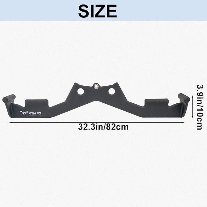 Lat Pulldown Attachments, Neutral Grip Lat Pull Down Bar with Ergonomic Handle,Cable Attachments for Gym, Back Tricep Bar Strength Training Handle