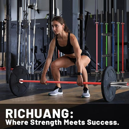 7ft Olympic Barbell, Weightlifting Barbell 28mm 45lb - 500/700/1000lbs Capacity with Smooth Spinning Sleeves, Olympic Bar Fits 2" Olympic Plates, for Snatch Clean Jerk - Home Gym Training