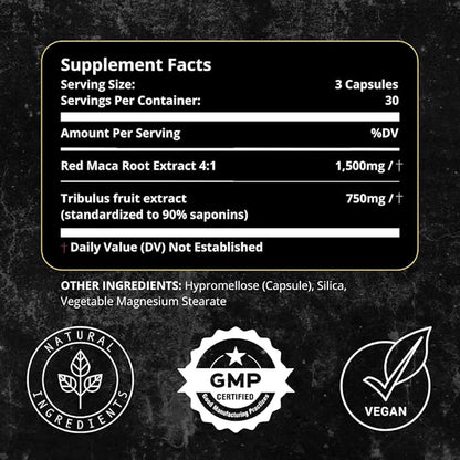 UNALTERED Hormone Balance & Mood Support for Women - Naturally Supports Hormonal Balance & Energy with Tribulus Terrestris & Red Maca Root Extract - Dietary Supplement - 90 Vegan Capsules