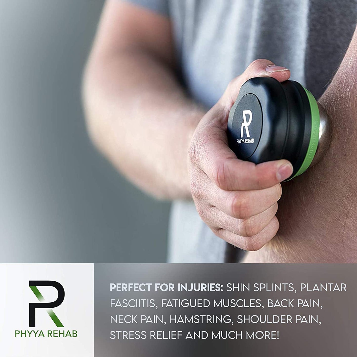 Phyya Rehab - Massage Ice Roller Ball - Roller for Muscles Deep Tissue - Cold Therapy - Plantar