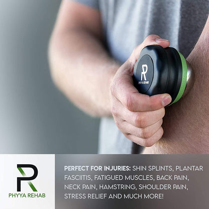 Phyya Rehab - Massage Ice Roller Ball - Roller for Muscles Deep Tissue - Cold Therapy - Plantar