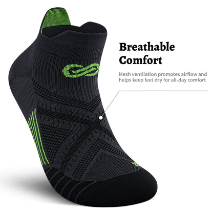 Compression Socks for Men Women Ankle Running Socks for Plantar Fasciitis