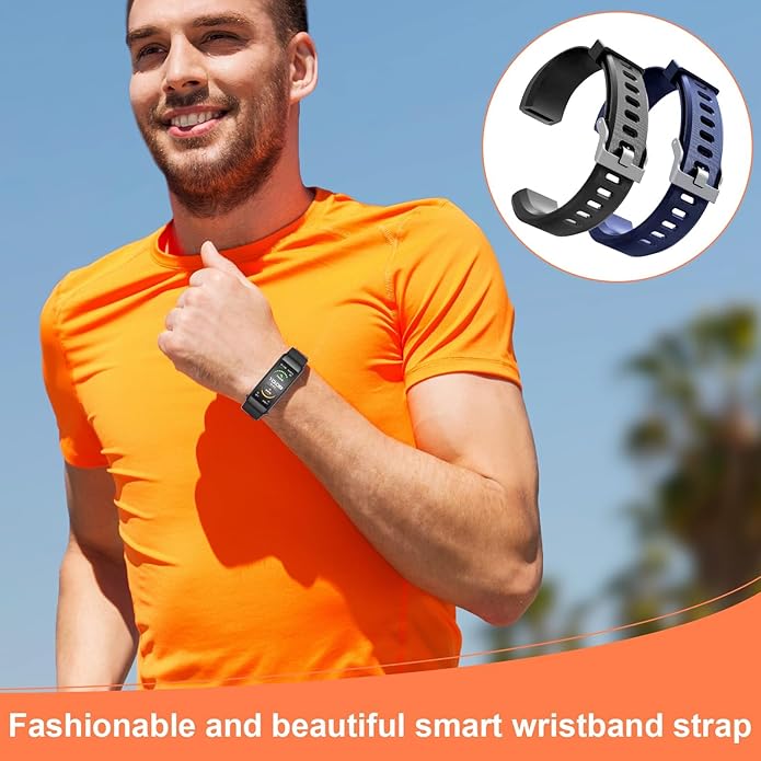 Watch Bands Replacement for ID115plus HR, Very Fit Pro Activity Fitness Tracker Wrist Bands Set, Multicolor Veryfitpro Smart Watch Strap Replacements