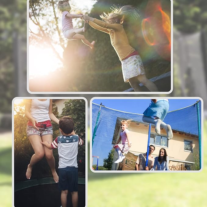 Trampoline Patch Repair Kit 4"X 4" Square On Patches | Repair Trampoline Mat Tear or Hole in a Trampoline Mat