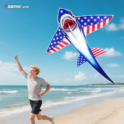 3 Piece Set Butterfly Delta Octopus Kites for Kids and Adults，Easy to Fly for Outdoor Adults Children Line Kite for Kids Toy (Flag(Butterfly+Shark+Eagle+Airplane), 4)