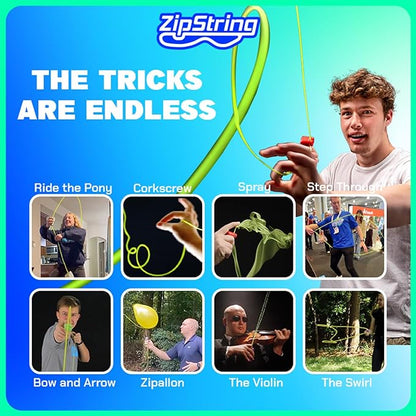 Original - As Seen on Shark Tank - Classic Rope Launcher Toy, Perfect for Kids & Adults - Fly a String Loop in The Air for Endless Tricks & Fun, Wonderment Awaits, Aesthetic Aqua