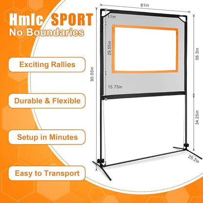 Portable Paddle Game with Net - Similar to Badminton, Tennis and Pickleball Set - Indoor & Outdoor Play Fun and Friendly Backyard Games for Family