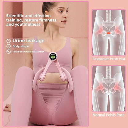 Thigh Master Thigh Exerciser for Women – Pelvic Floor Exercise Devices for Home Fitness, Leg & Hip Toner for Postpartum Recovery, Strength Training & Slimming