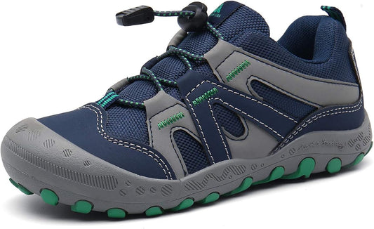 Mishansha Kids Hiking Boots Toddler Girls Boys Hiking Shoes Water-Resistant Anti-Collision Non-Slip