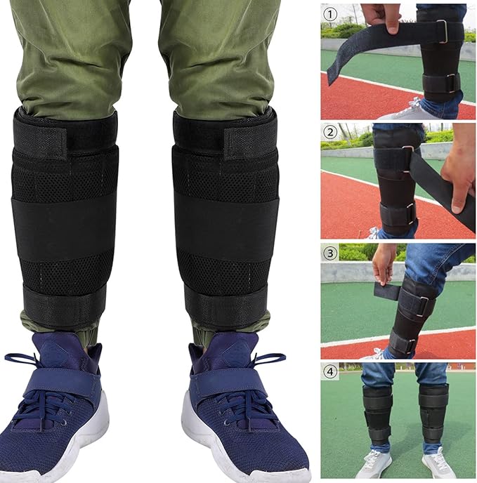 1 Pair Whole Leg Weight, thigh weights for women, Ankle Leg Weights,Loading Weighted Ankle Leg Adjustable Weighted Ankle Band Exercise Training
