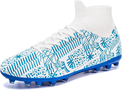 Adult Soccer Cleats Men Lightweight Football Boots Breathable Professional Sneaker Sport Athletic Ground Football Shoes