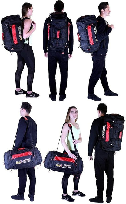 Sport Large Gym Duffle Travel Bag Wet Dry Storage Carry On Cobra Grips BackPack