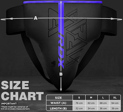 RDX Groin Protector for Boxing, Muay Thai, Kickboxing and MMA Fighting, Maya Hide Leather Abdo Gear for Martial Arts Training, Men Jockstrap Abdominal Protector for Sparring, Taekwondo and Grappling