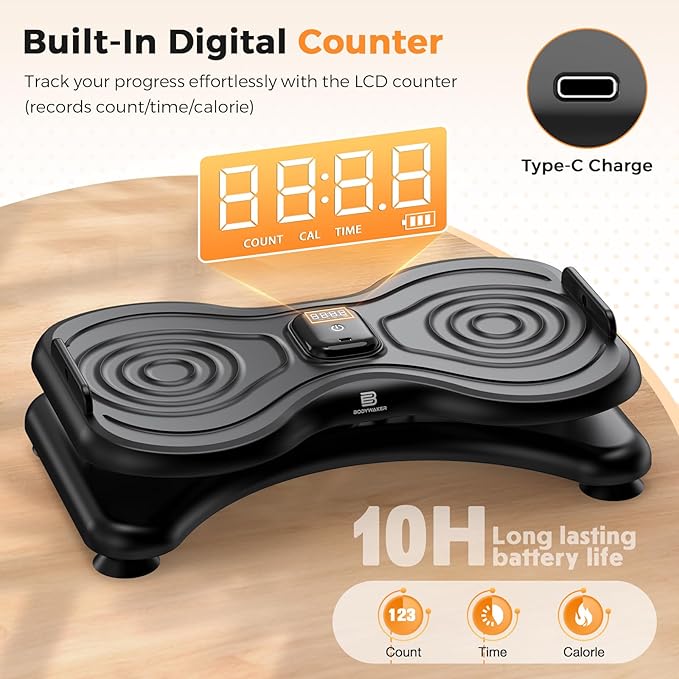 New Waist Twist Board with LCD Display and Resistance Bands, Ab Twister Machine for Abs Workout, Slim Waist and Core Exercise, Home Gym Equipment for Women & Men