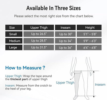 FIT KING Air Compression Recovery System, Cordless Full Leg Massager with Dynamic Pressure, Reduces Muscle Pain and Improves Circulation, Fast Recovery for Athletes (Large)