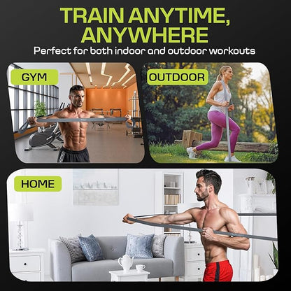 Fabric Resistance Bands for Working Out with 5 Strength Levels - Extra Light to Extra Heavy, Thick Resistance Workout Bands for Legs, Glutes, Hip, Stretching, Strength Training, and Physical Therapy