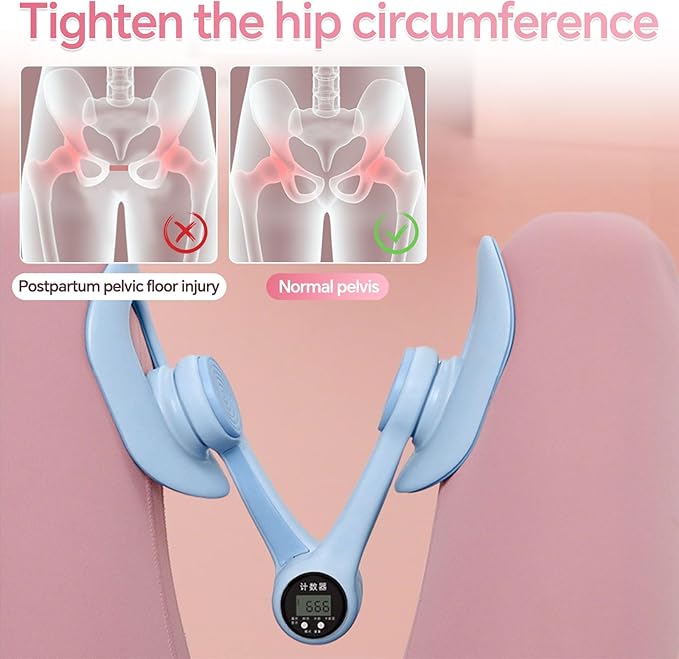 Pakalife Pilates Reformer,at Home Workout &Fitness Equipment,Thigh Exerciser&Booty Trainer for Women,Leg Press Machine for Inner Thigh,Pelvic Floor Exercise Devices