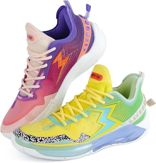 361° Big3 5.0 Quick PRO Basketball Shoes for Men Breathable Outdoor Sneakers Cushioning,Anti Slip Practice Student Sports Shoes for Teens and Adults,Caldwell Pope Zapatillas de baloncesto Hombre