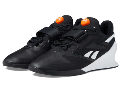 Reebok Men's Legacy Lifter III Cross Trainer, Black/White/Smash Orange, 11.5 Men