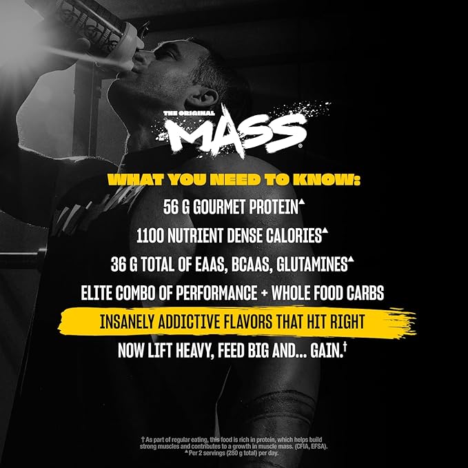 Mutant Mass Weight Gainer Protein Powder ??Build Muscle Size and Strength with 1100 Calories (Chocolate Fudge Brownie, 15 Pound (Pack of 1))