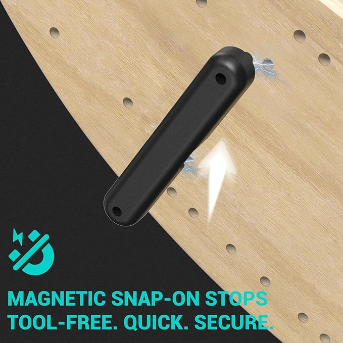 Sportneer Balance Board - 7 Modes Wobble Board with Adjustable Stoppers - Exercise Balancing Stability Trainer for Improve Balance, Surf Trainer & Physical Therapy - Roller and 2.8'' Ball Included